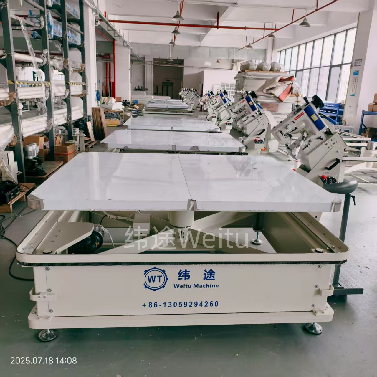 New order Mattress Tape Edge Machine With Electric 3 Foots Pedal WT-3HP