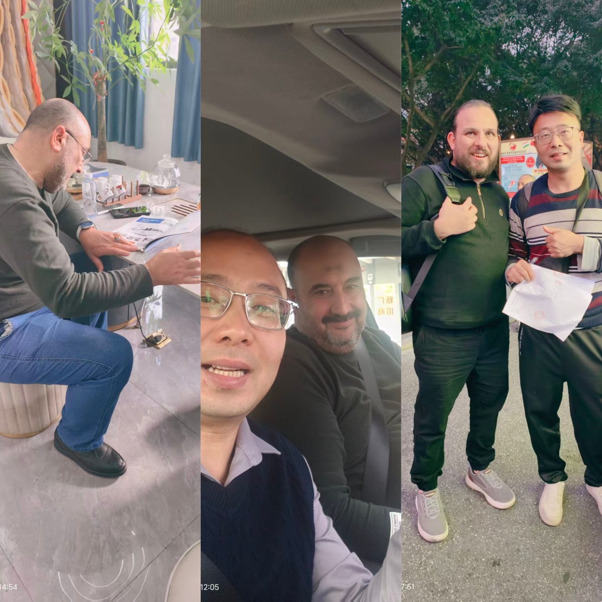 clients visits for mattress machines quilting machine sofa rolling machine tape edge machine